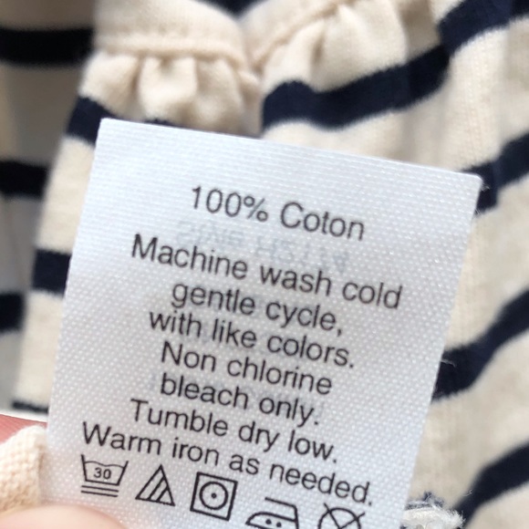 J. Crew Ruffle Sleeve Striped Top - Picture 6 of 8